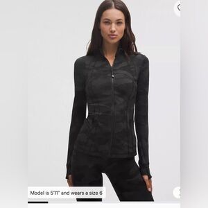 Lululemon Athletica Dark Camo Jacket